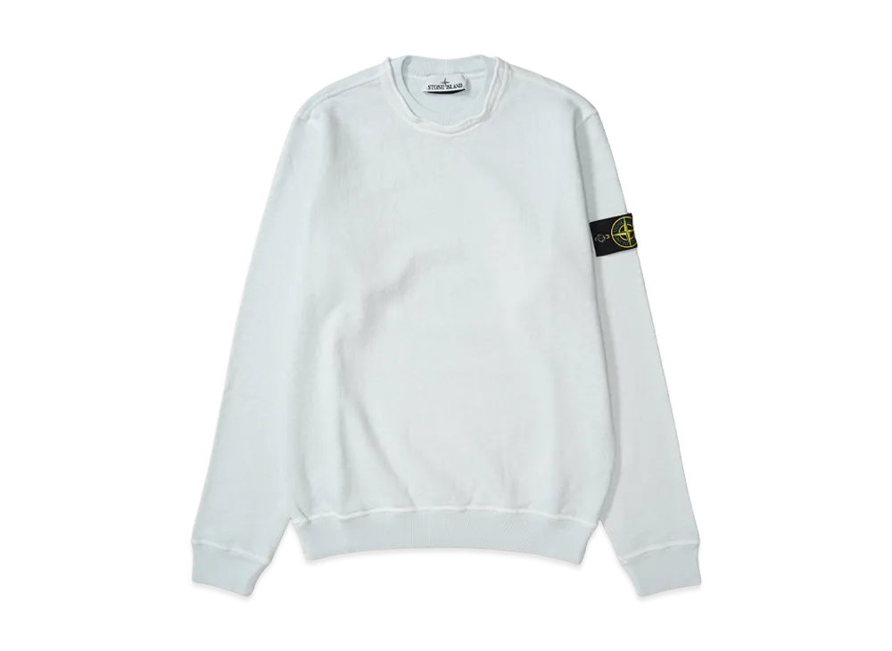 Stone Island Sweatshirt In Malfile Cotton "LightBlue"