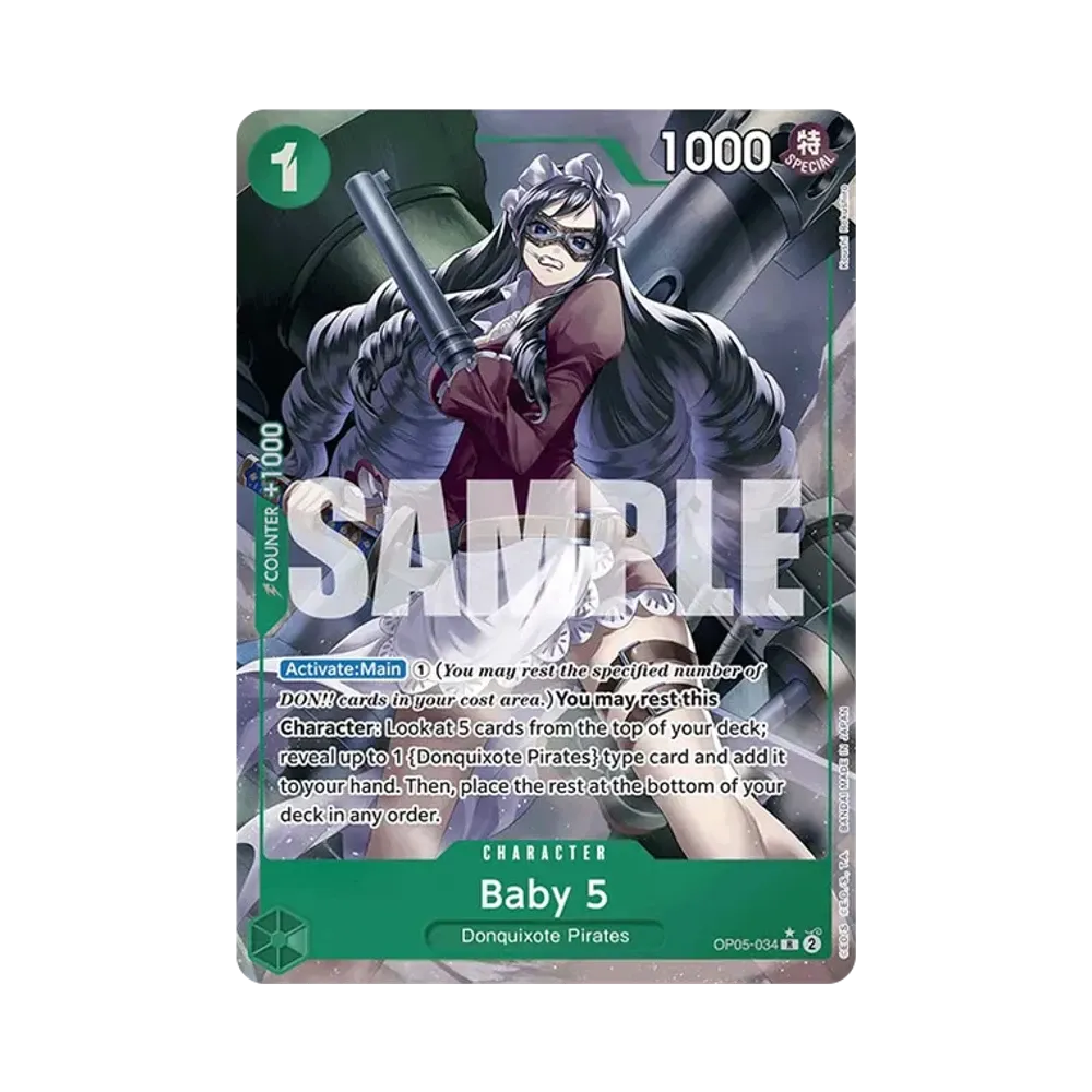 ベビー5 R :フルアート [OP05-034]【英語版】(プレミアムブースター「ONE PIECE CARD THE BEST」)