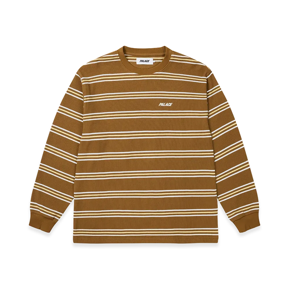 PALACE Trio Stripe Longsleeve "Fox"