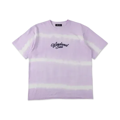 WIND AND SEA Border Tie-Dye S/S Tee "Purple"