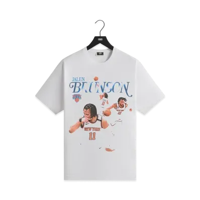 Kith x the New York Knicks Jalen Brunson Legend Vintage Tee "White"