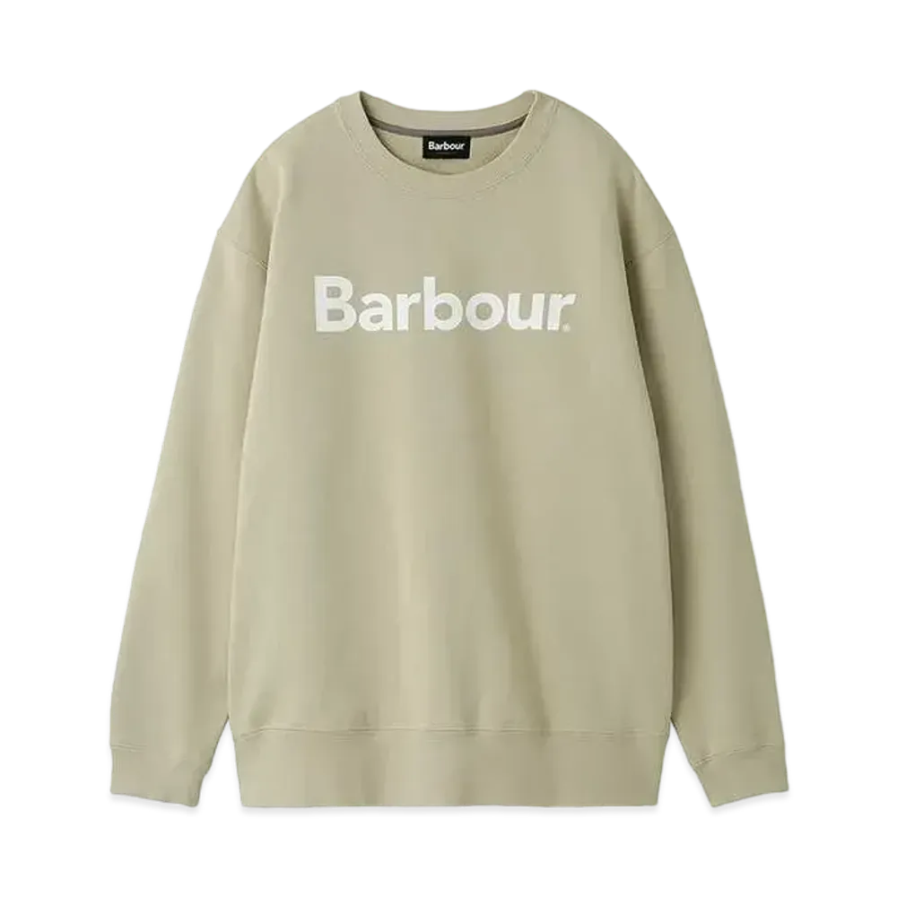Barbour Japan Limited Logo Crew Neck Sweat "Light Brown"
