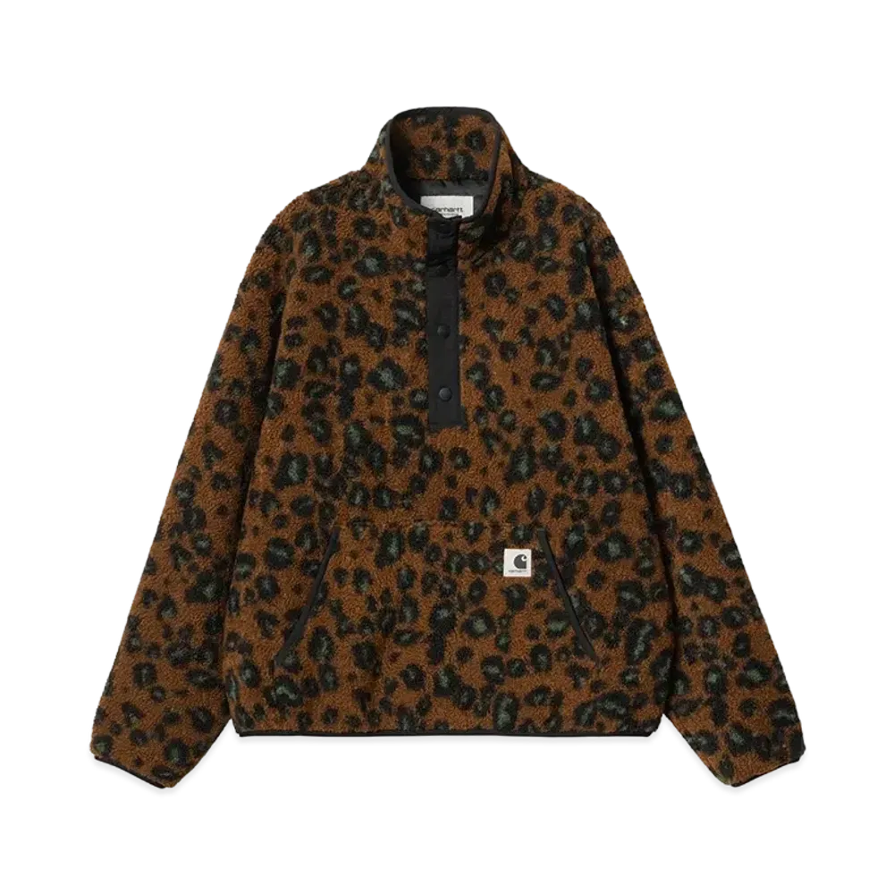 Carhartt WIP W' Elliot High Neck Liner "Camo Leo Jacquard Tamarind/Black"