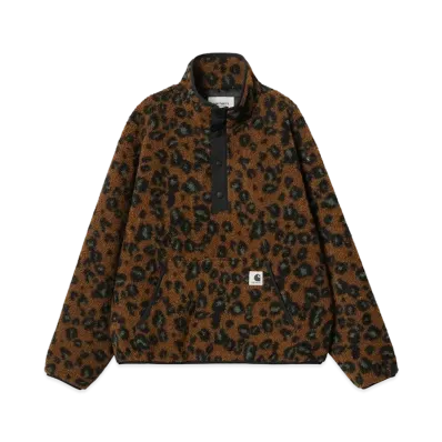 Carhartt WIP W' Elliot High Neck Liner "Camo Leo Jacquard Tamarind/Black"