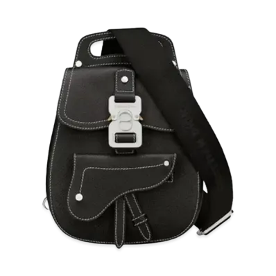Dior Mini Gallop Sling Bag Grained Calfskin "Black"