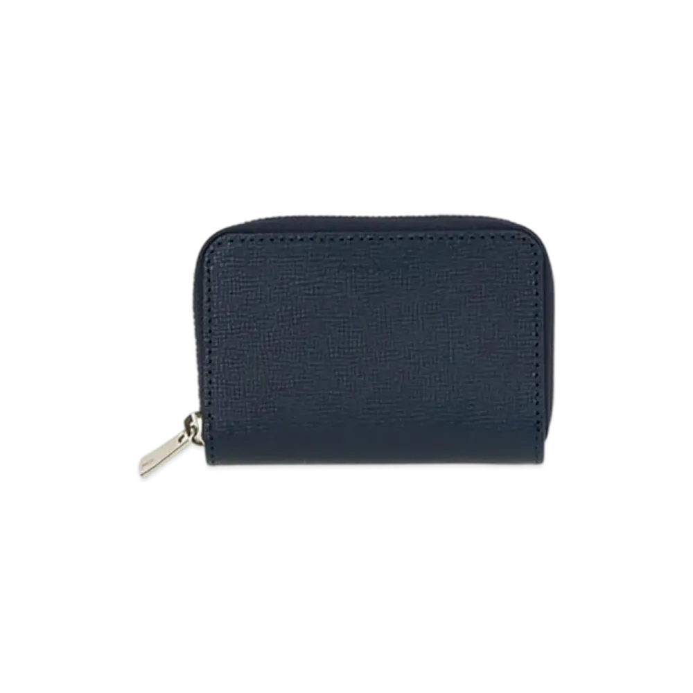 Hender Scheme Round Zip Case "Navy"
