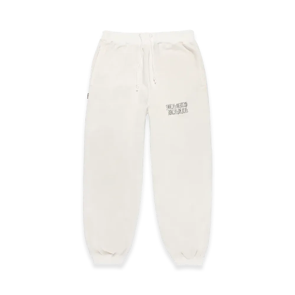 WACKO MARIA Washed Heavy Weight Sweat Pants "Ivory"