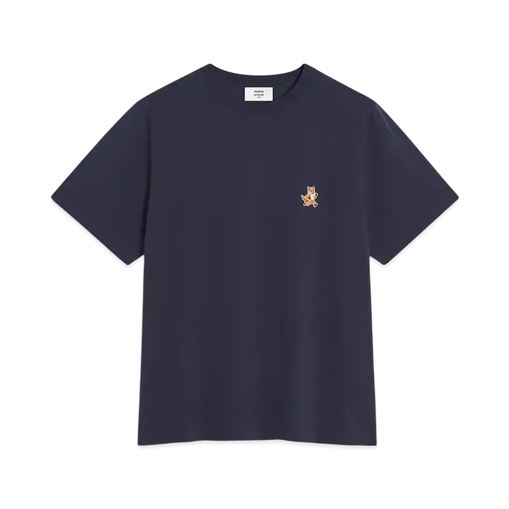 Maison Kitsune Speedy Fox Patch Comfort T-Shirt "Ink Blue"