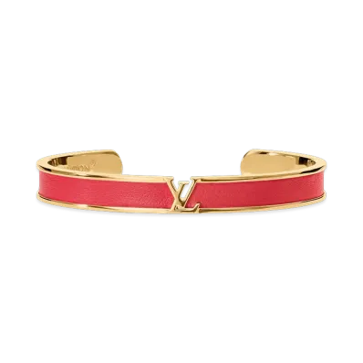 Louis Vuitton LV Initial Bracelet "Rouge"