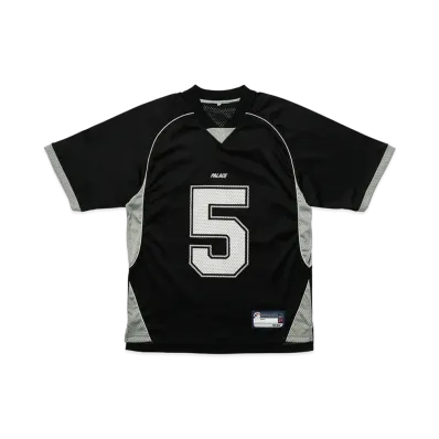 PALACE MESH FOOTBALL TOP "Black"