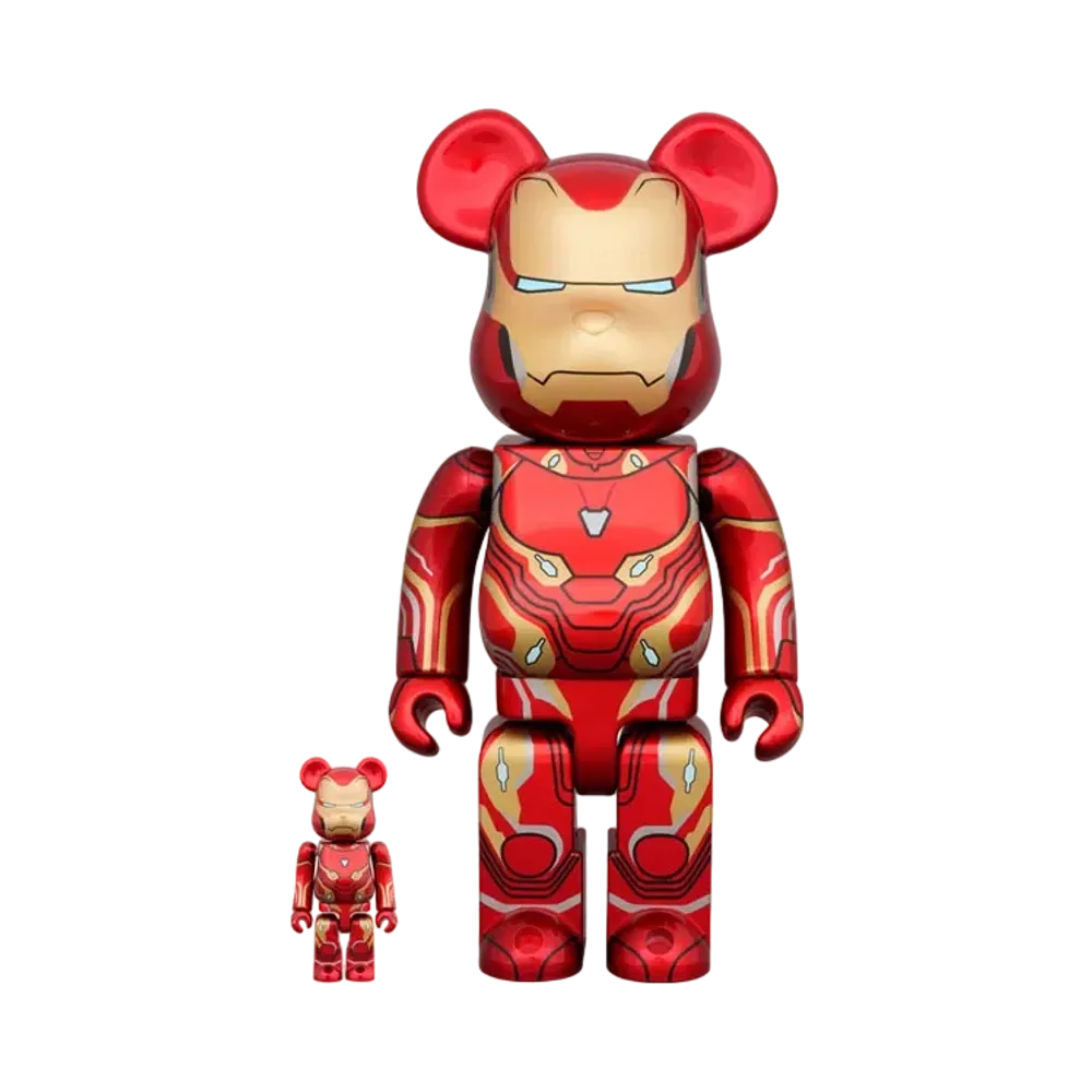 Bearbrick IRON MAN MARK 50 100% & 400%