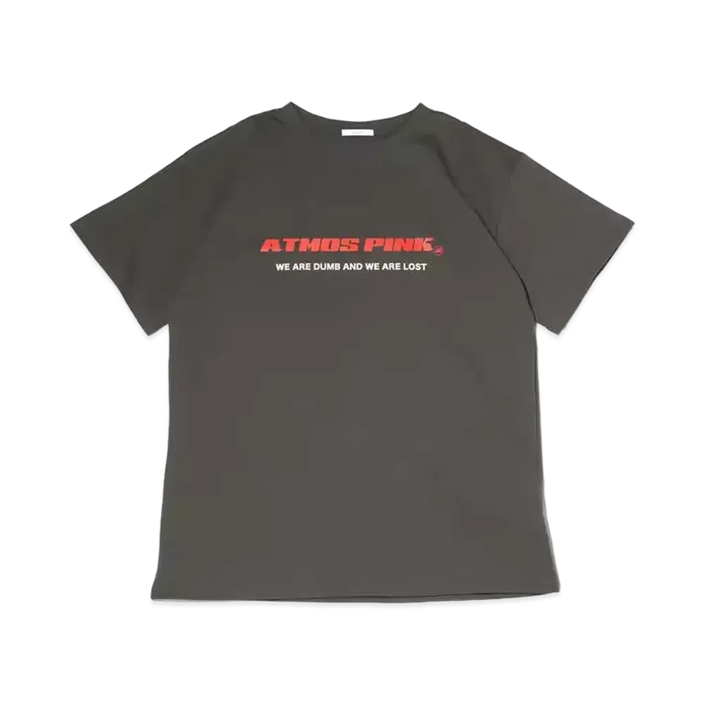 atmos pink Front Logo Big T "Gray"