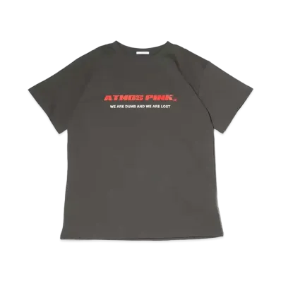 atmos pink Front Logo Big T "Gray"