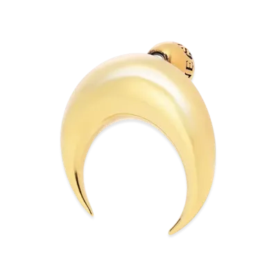Marine Serre Single Earring "Gold"