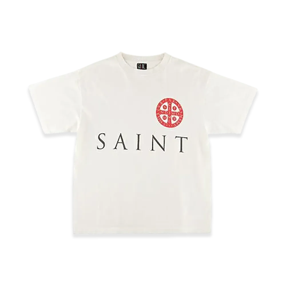 Saint Mxxxxxx SS Tee Red Circle "White"