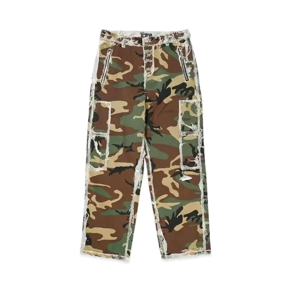 THUG CLUB Burnt Bio Army Pants "MULTI BURN"