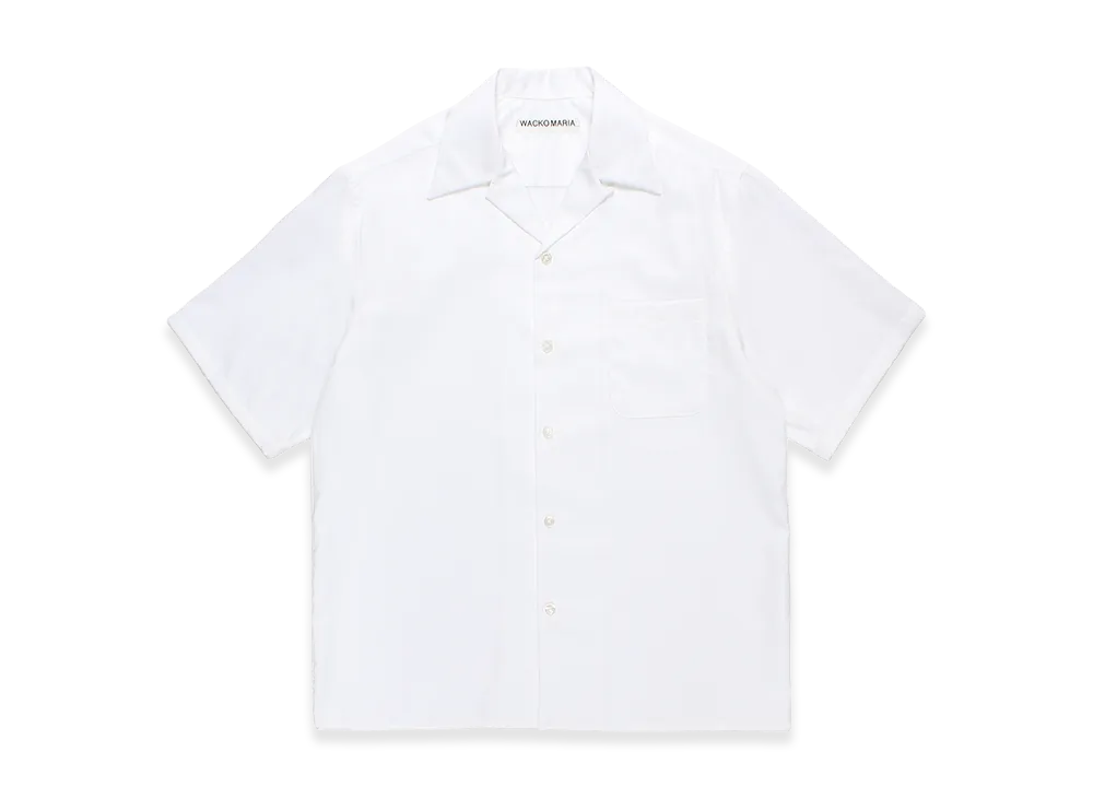 WACKO MARIA x Bez Tekstil Open Collar Shirt "White"
