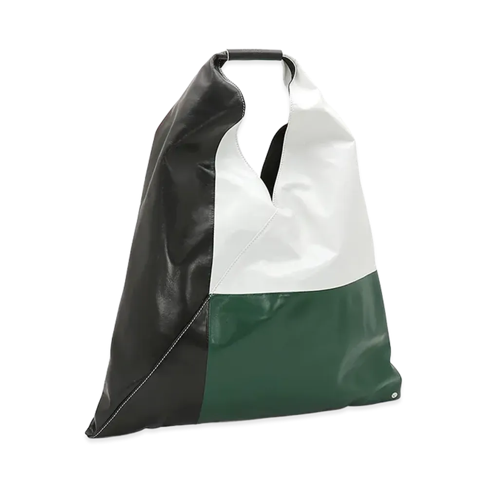 MM6 Maison Margiela Women's Handbag Japanese "Black/White/Green Gable"