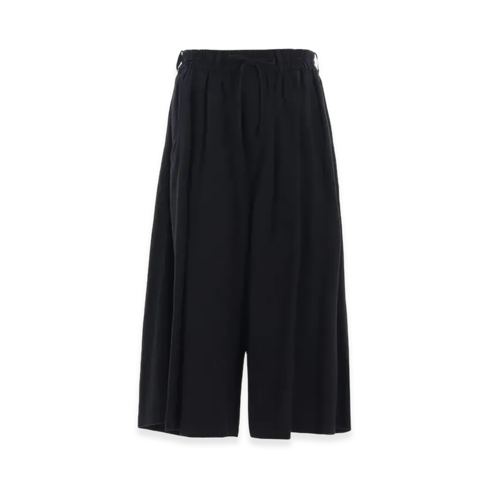 S'YTE Cotton/Linen Poplin Culotte Pants "Black"