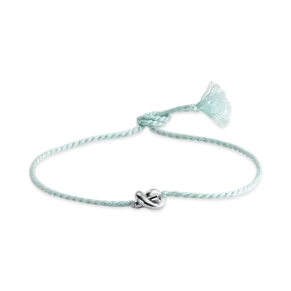 Bottega Veneta Friendship Bracelet "Teal"