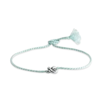 Bottega Veneta Friendship Bracelet "Teal"
