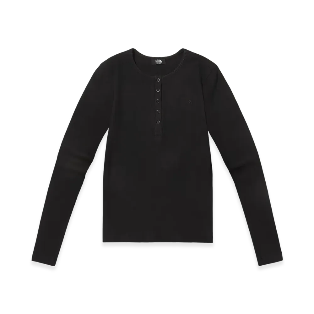 The North Face Verdi L/S Roundneck T-Shirt (W) "Black"
