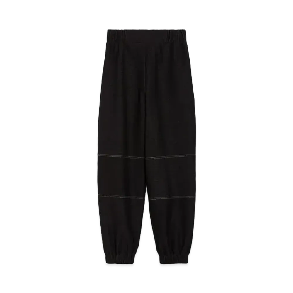 Max Mara Badesse Denim Look Jersey Jogger Pants "Black"