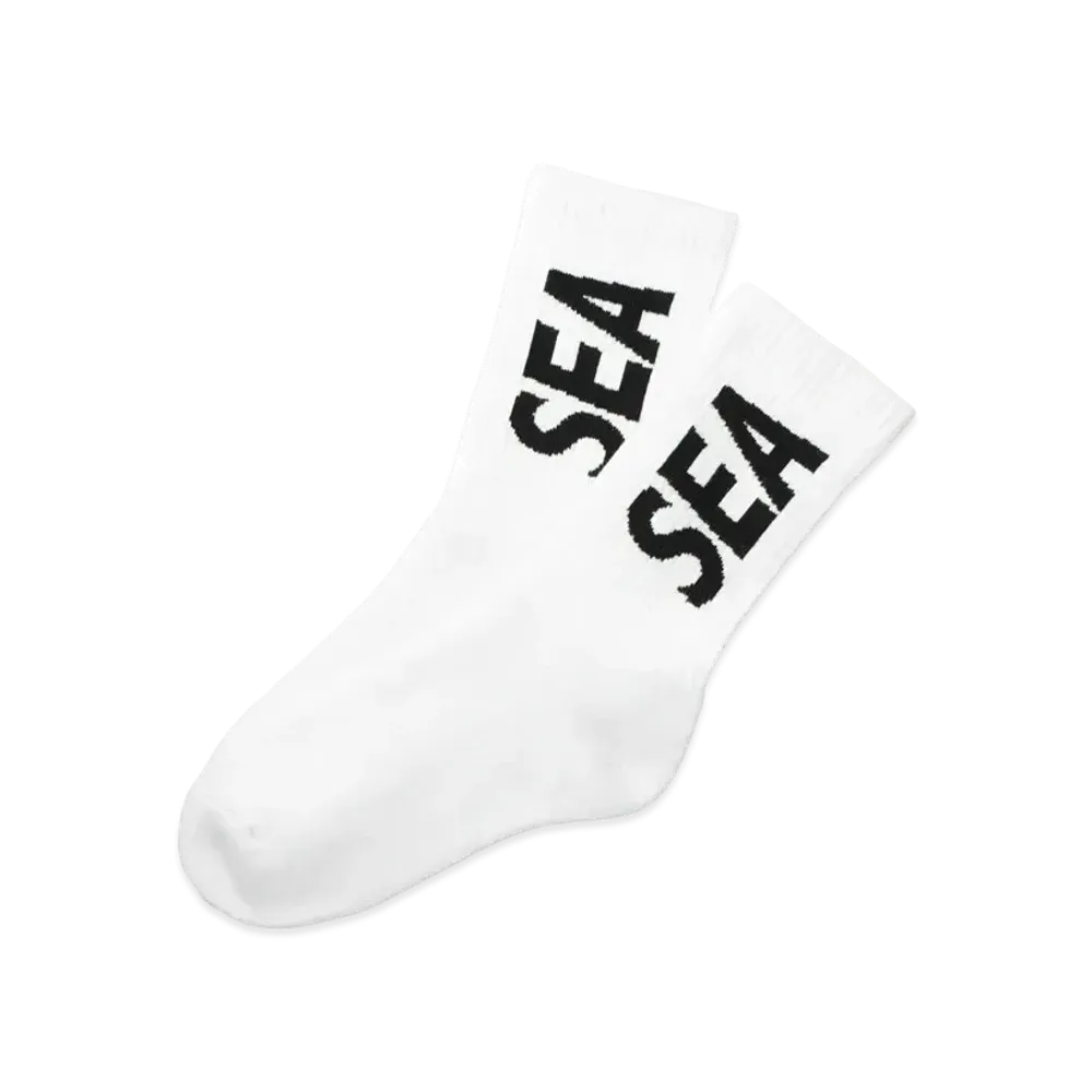 WIND AND SEA x HYSTERIC GLAMOUR Long Sox "White"
