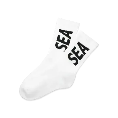 WIND AND SEA x HYSTERIC GLAMOUR Long Sox "White"