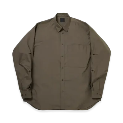 DAIWA PIER39 Tech Regular Collar Shirt L/S "Brownkhaki"