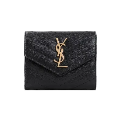 Saint Laurent Women's 'Envelop’ Wallet "Black"