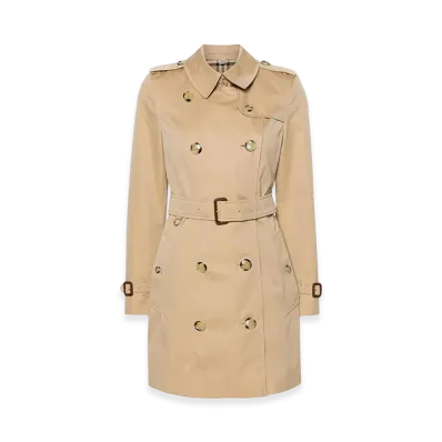 Burberry Women's Double-Breasted Trench Coat "Beige"