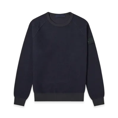 Stone Island 654F5 Ghost Piece Crewneck Sweatshirt - 20FW "Navy Blue"