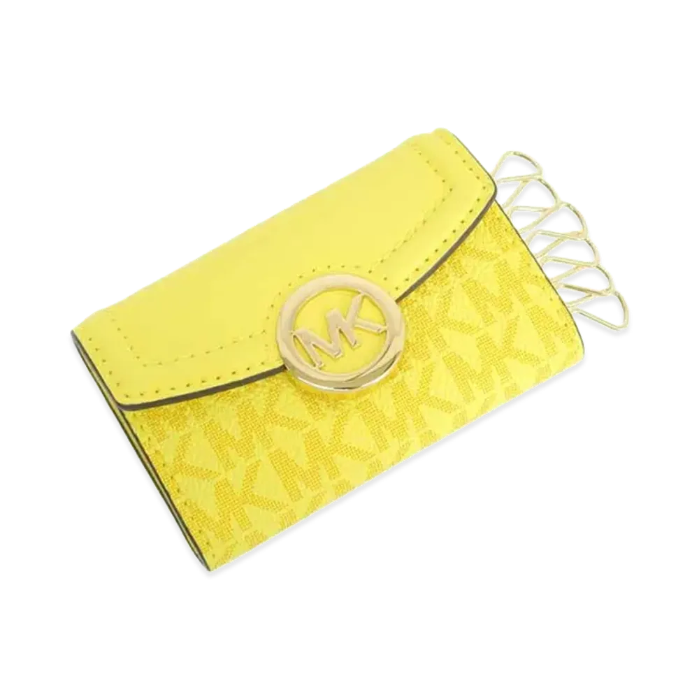 MICHAEL KORS Women's Fulton Key Case "Yellow"