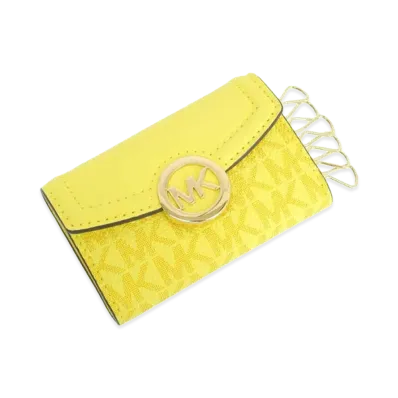 MICHAEL KORS Women's Fulton Key Case "Yellow"