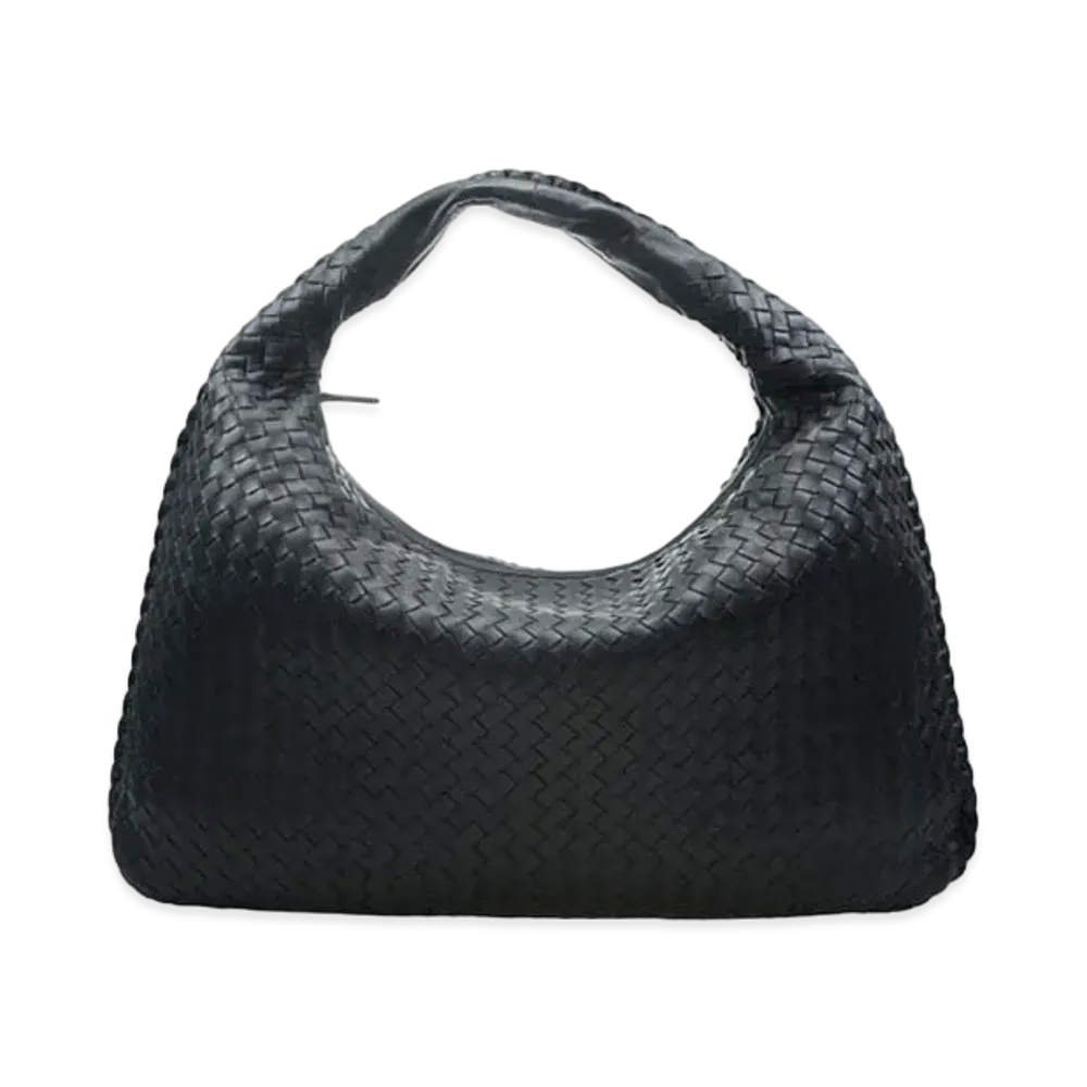 Bottega Veneta Lambskin Hand Bag "Dark Grey"