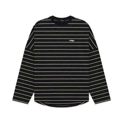 WE11DONE Stripe T-shirt "Black"