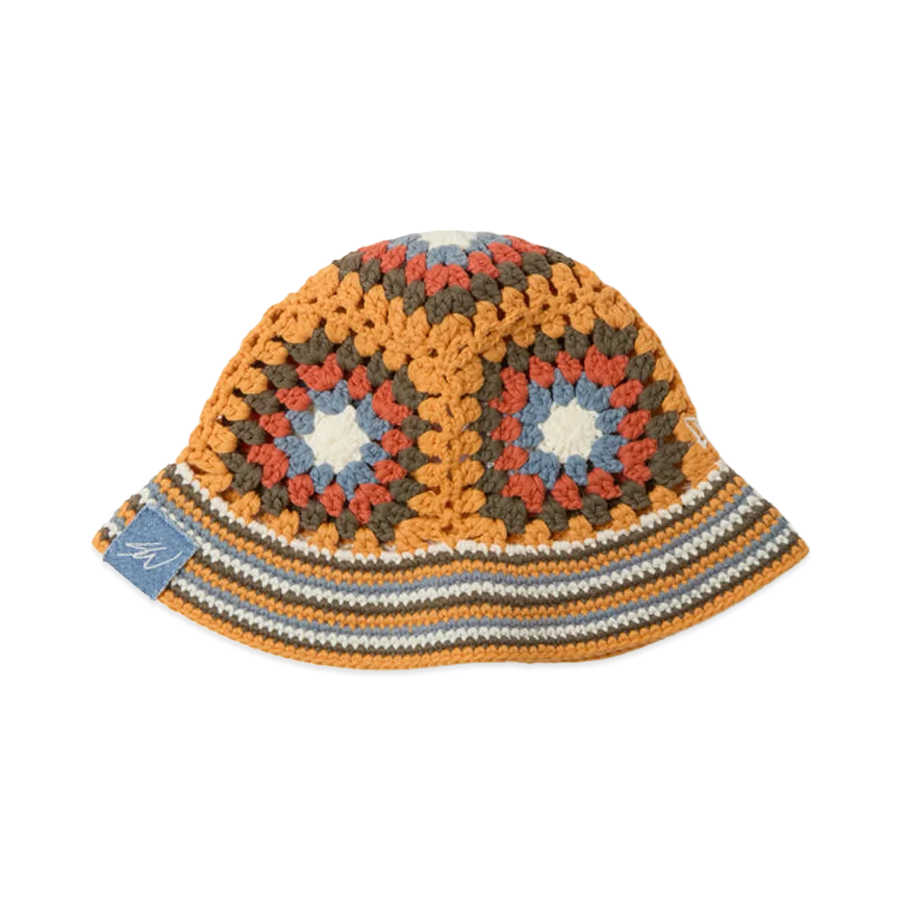NEW ERA x Sean Wotherspoon Crochet Knit Bucket Explorer "Tango Orange"