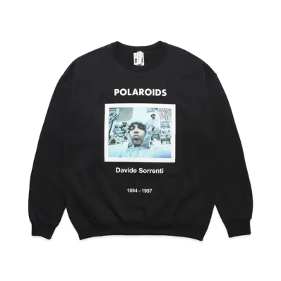 WACKO MARIA Davide Sorrenti / Sweat Shirt "Black"