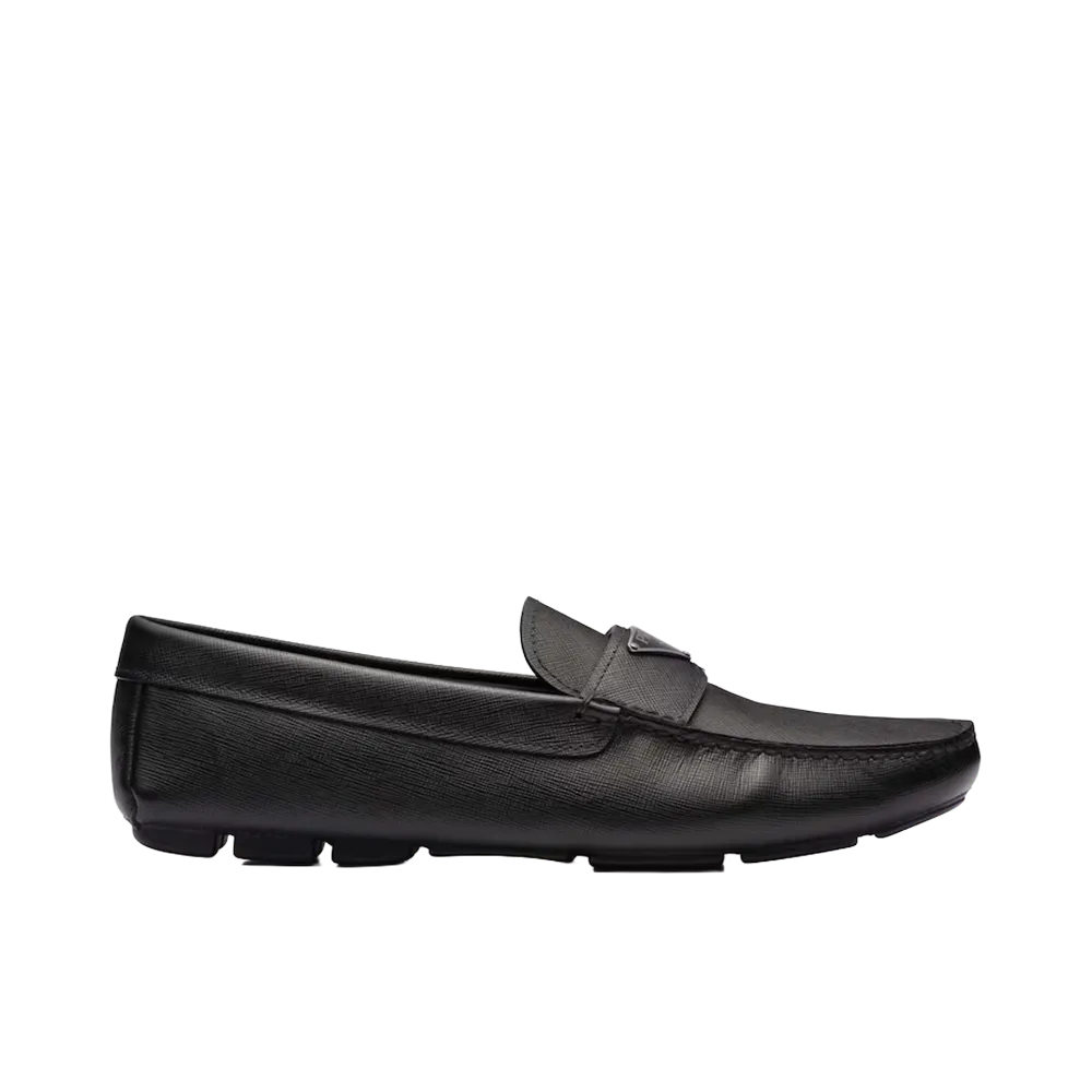 PRADA Saffiano Leather Driver "Black"