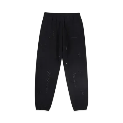 Unknown London Dagger Rhinestone Joggers "Black"