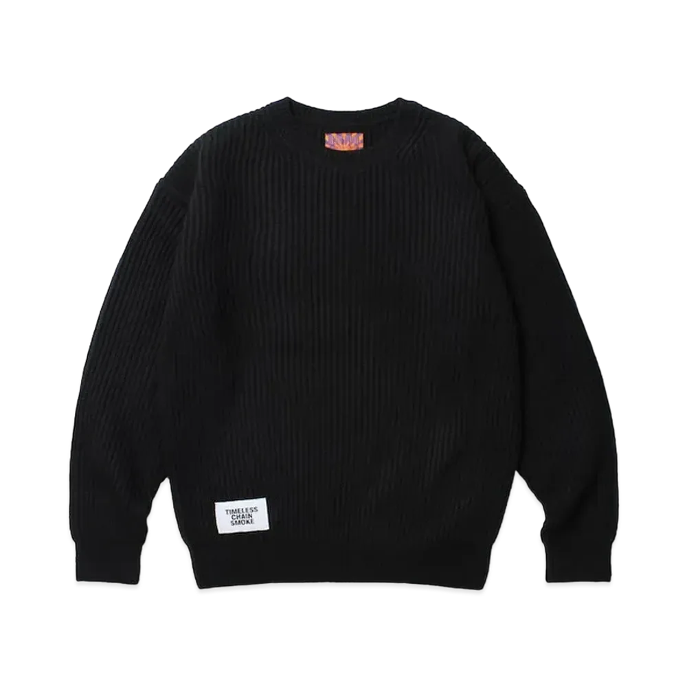 APHRODITEGANG TCS Rib Knit Sweater "Black"