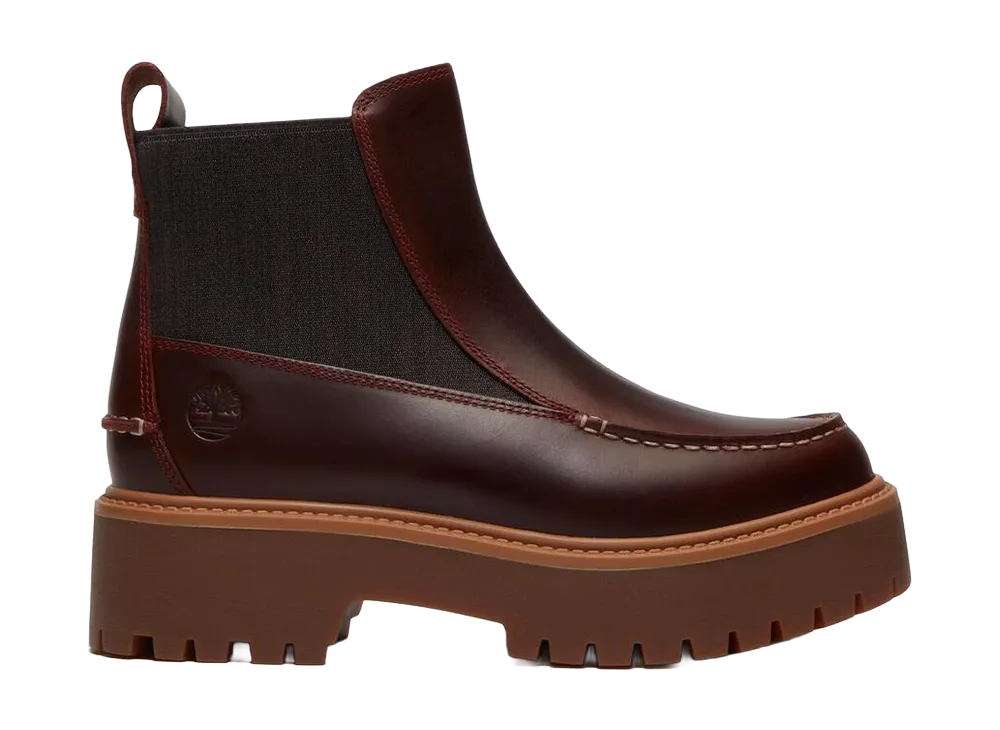 Timberland Stone Street Mid Chelsea Boots "Burgundy"