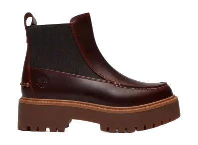 Timberland Stone Street Mid Chelsea Boots "Burgundy"