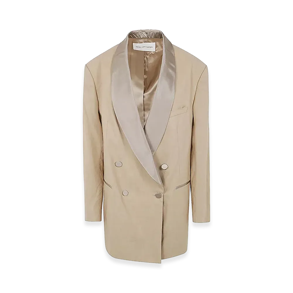 DRIES VAN NOTEN Women's Blissy Tux Jacket "White"