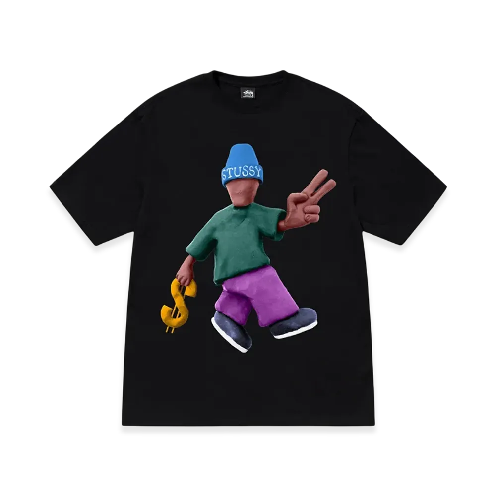 Stussy Peace & Prosperity Tee "Black"