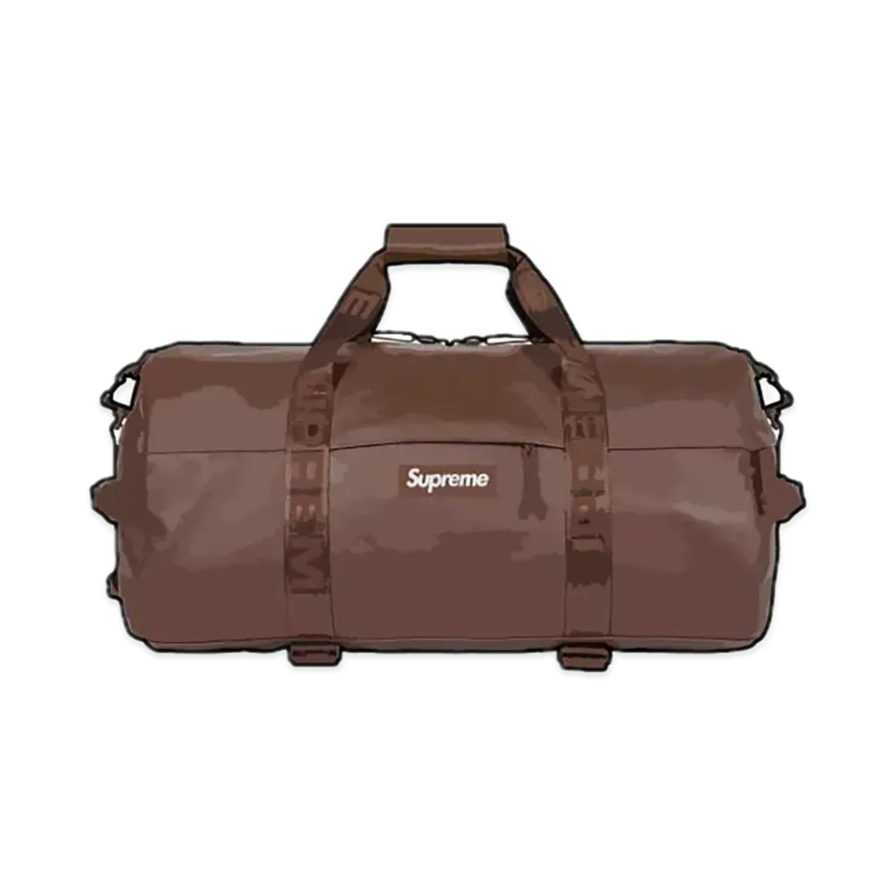 Supreme Leather Duffle Bag "Brown" (24FW)