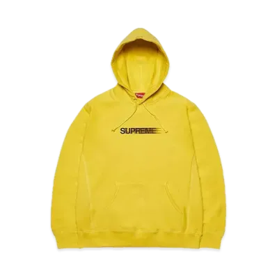 Supreme Motion Logo Hooded Sweatshirt "Yellow" (20SS)