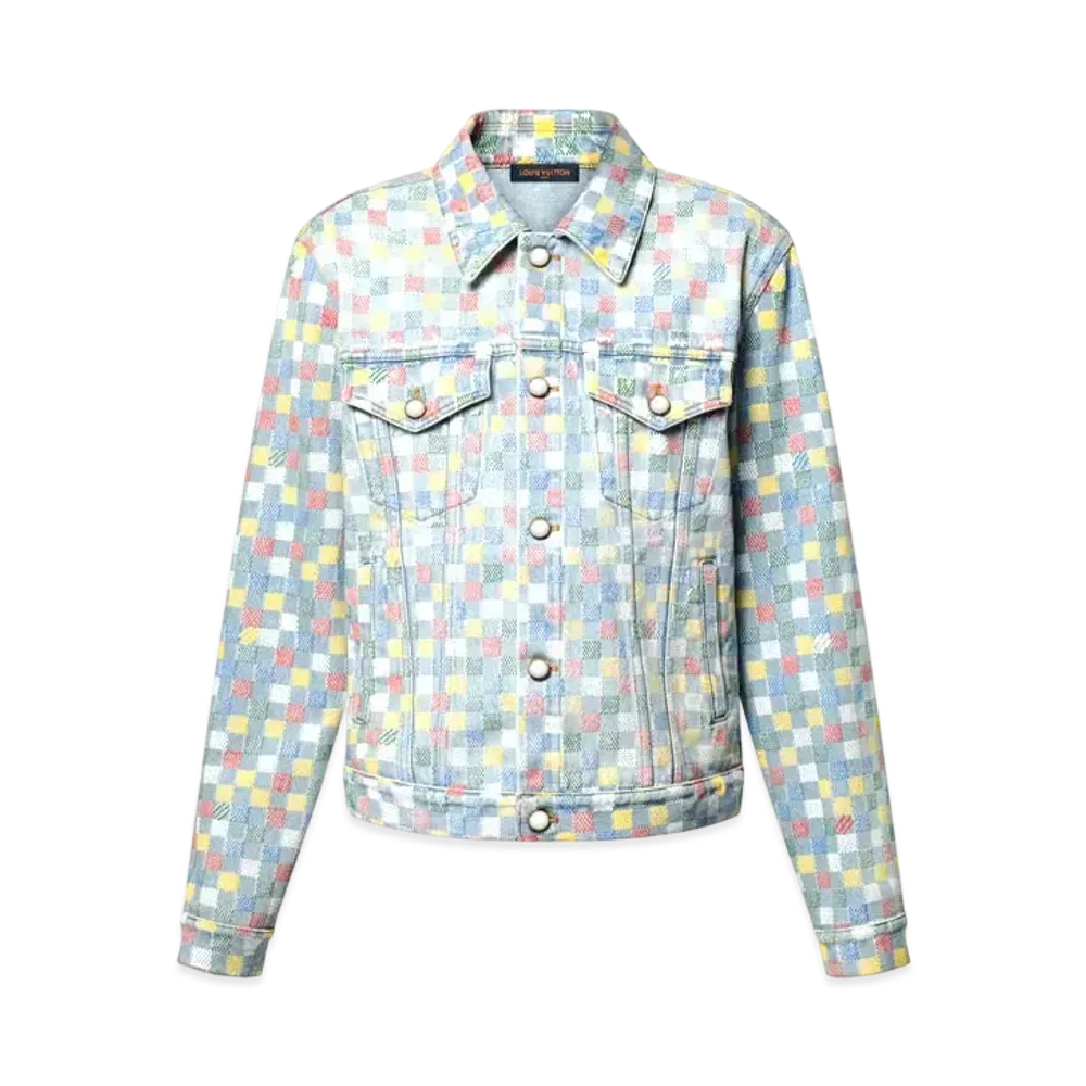Louis Vuitton Damier Denim Trucker Jacket "Multicolor"