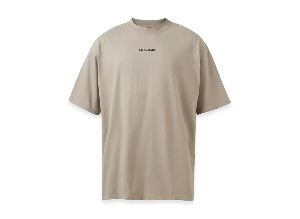 BALENCIAGA T-shirt in Cotton Jersey "Beige"